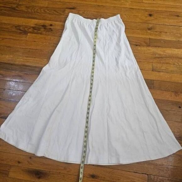 Peruvian Connection A-line Maxi Skirt Size Medium Pime Cotton - Picture 3 of 8